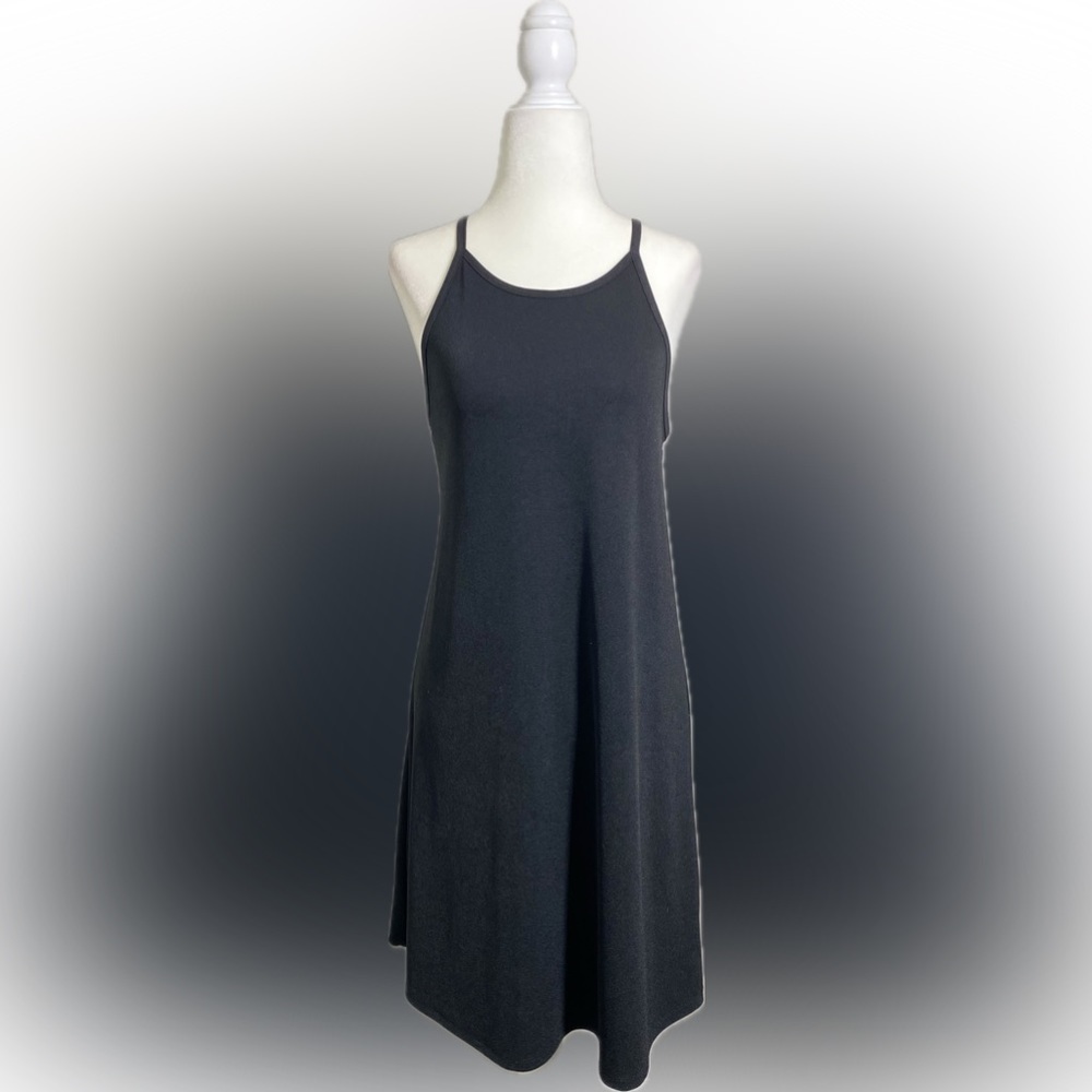 Medium Wallflower Halter Little Black Dress w/ Spaghetti Straps